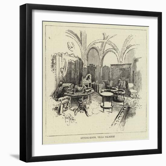 Sitting-Room, Villa Palmieri-null-Framed Giclee Print