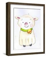 Sitting Sheep-Valarie Wade-Framed Giclee Print