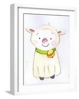 Sitting Sheep-Valarie Wade-Framed Giclee Print