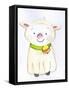 Sitting Sheep-Valarie Wade-Framed Stretched Canvas