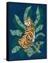 Sitting Tiger-Yvette St. Amant-Framed Stretched Canvas