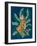 Sitting Tiger-Yvette St. Amant-Framed Art Print