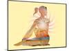 Sitting Twist Pose Sun-Tim Parker-Mounted Art Print