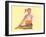 Sitting Twist Pose Sun-Tim Parker-Framed Art Print