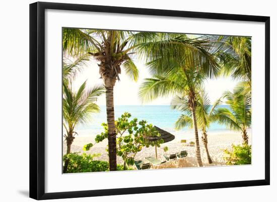 Sitting Under the Palms-Susan Bryant-Framed Photo