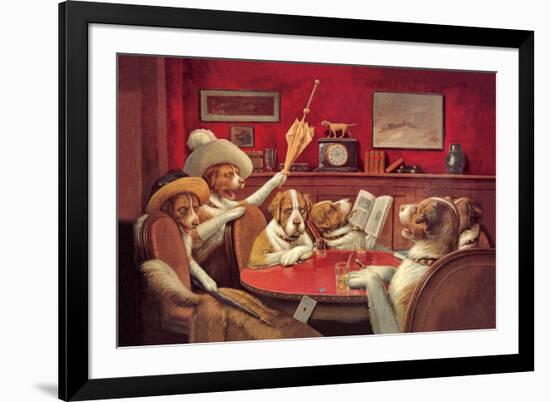 Sitting up with a Sick Friend-Cassius Marcellus Coolidge-Framed Premium Giclee Print