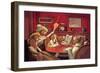 Sitting up with a Sick Friend-Cassius Marcellus Coolidge-Framed Premium Giclee Print