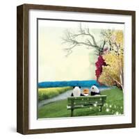 Sitting With Pandas-Nancy Tillman-Framed Art Print