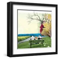 Sitting With Pandas-Nancy Tillman-Framed Art Print