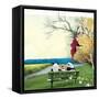 Sitting With Pandas-Nancy Tillman-Framed Stretched Canvas