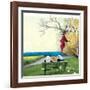 Sitting With Pandas-Nancy Tillman-Framed Art Print