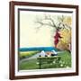 Sitting With Pandas-Nancy Tillman-Framed Premium Giclee Print