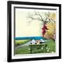 Sitting With Pandas-Nancy Tillman-Framed Art Print