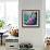 Sitting-Ray Lengele-Framed Art Print displayed on a wall