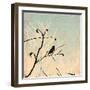 Sitting-Andrew Michaels-Framed Art Print