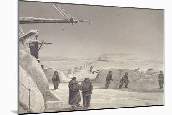 Situation of H.M. Ships Fury and Hecla at Igloolik-Captain George Francis Lyon-Mounted Giclee Print