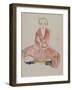 Sitzendes Maedchen, 1911-Egon Schiele-Framed Giclee Print