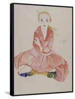 Sitzendes Maedchen, 1911-Egon Schiele-Framed Stretched Canvas
