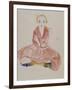 Sitzendes Maedchen, 1911-Egon Schiele-Framed Premium Giclee Print