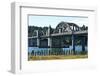 Siuslaw River Bridge, Siuslaw River, Florence, Oregon, USA-Michel Hersen-Framed Photographic Print