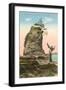 Siwash Rock, Vancouver, British Columbia-null-Framed Art Print