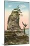 Siwash Rock, Vancouver, British Columbia-null-Mounted Art Print