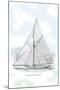 Six-Beam Cutter Sail Plan-Charles P. Kunhardt-Mounted Art Print