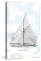 Six-Beam Cutter Sail Plan-Charles P. Kunhardt-Stretched Canvas