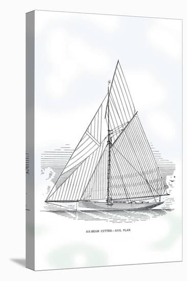 Six-Beam Cutter Sail Plan-Charles P. Kunhardt-Stretched Canvas