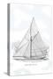 Six-Beam Cutter Sail Plan-Charles P. Kunhardt-Stretched Canvas