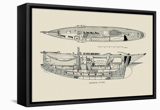 Six-Beam Cutter-Charles P. Kunhardt-Framed Stretched Canvas