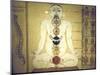 Six Chakras Representing the Plexuses of the Human Body, Tanjore, Tamil Nadu, C1850-null-Mounted Giclee Print