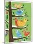 Six Christmas Birds-Nathaniel Mather-Mounted Giclee Print