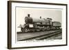 Six Coupled Passenger Train Engine-null-Framed Art Print