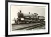 Six Coupled Passenger Train Engine-null-Framed Art Print