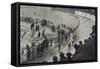 Six Day Race, Paris, 1927-French Photographer-Framed Stretched Canvas