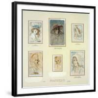 Six Fancy Heads of Women-Sir Joshua Reynolds-Framed Giclee Print