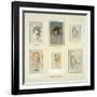 Six Fancy Heads of Women-Sir Joshua Reynolds-Framed Giclee Print