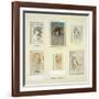 Six Fancy Heads of Women-Sir Joshua Reynolds-Framed Giclee Print