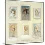 Six Fancy Heads of Women-Sir Joshua Reynolds-Mounted Giclee Print