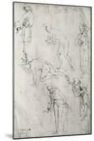 Six Figures, Study for an Epiphany-Leonardo da Vinci-Mounted Giclee Print