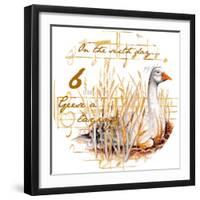 Six Geese a-Laying-Janice Gaynor-Framed Art Print