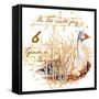 Six Geese a-Laying-Janice Gaynor-Framed Stretched Canvas