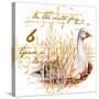 Six Geese a-Laying-Janice Gaynor-Stretched Canvas