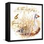 Six Geese a-Laying-Janice Gaynor-Framed Stretched Canvas