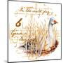 Six Geese a-Laying-Janice Gaynor-Mounted Art Print