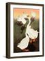 Six Geese and Shadows-Koson Ohara-Framed Giclee Print