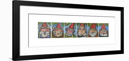 Six Gnomes 1-Tim Nyberg-Framed Giclee Print