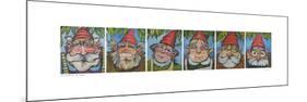 Six Gnomes 1-Tim Nyberg-Mounted Giclee Print