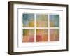 Six Happy Leaves and Natural Notes on Japanese Paper-Miyuki Hasekura-Framed Giclee Print